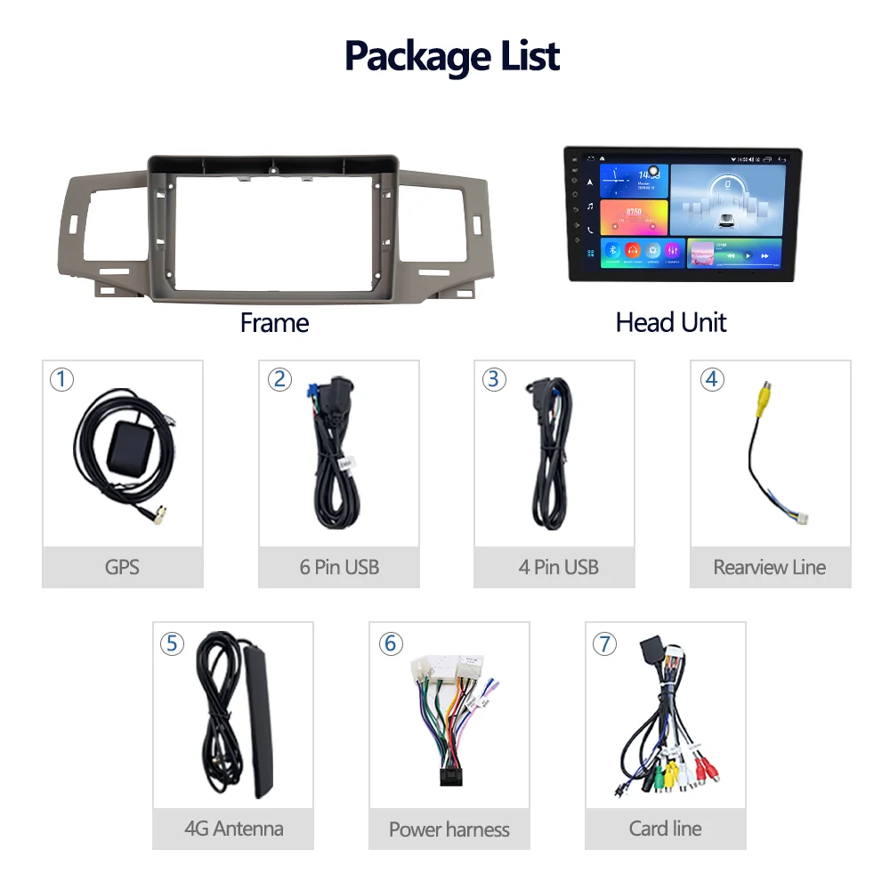 Fotografia 4: Sistema de navegação para carro baseado em GPS e Android de 9 polegadas Leitor de CD TV multimídia COROLLA EX 2002-2006