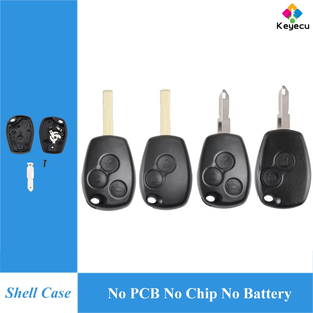 

Чехол KEYECU с дистанционным управлением для ключа автомобиля VA2 NE72 Blade для Renault Duster Logan Fluence Clio Vivaro Master Traffic Kangoo Megane Laguna