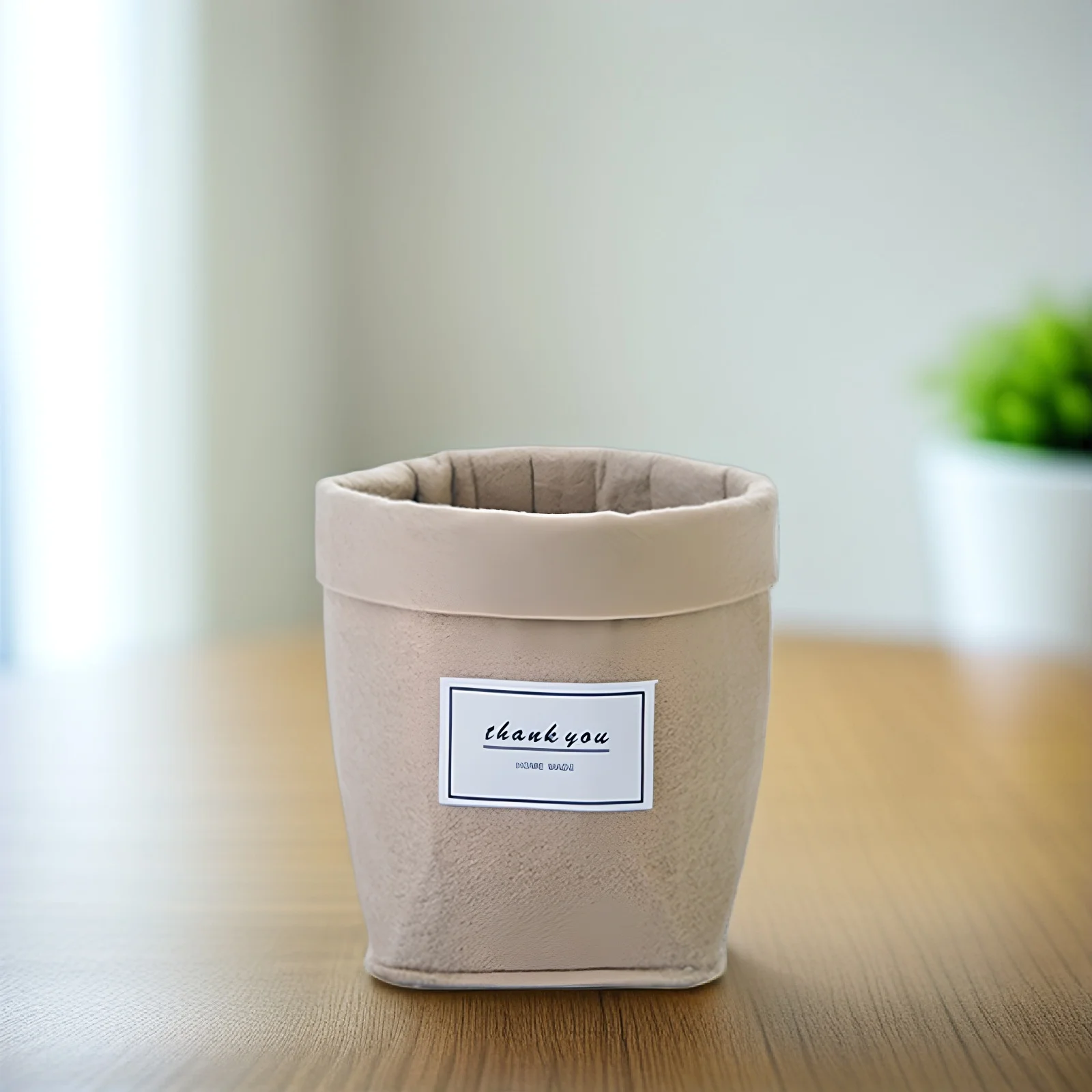 

2pcs Wool Felt Flower Pot For Succulents Cactus Plants Desktop Decor Modern Home Decoration Artistic Fashionable Planter