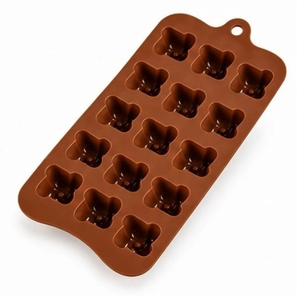 Small Windmill Shaped Silicone Baking Mold DIY Chocolate Candy Cupcake Jelly Tray Oven Freezer Microwave Safe DIY Chocolate Mold