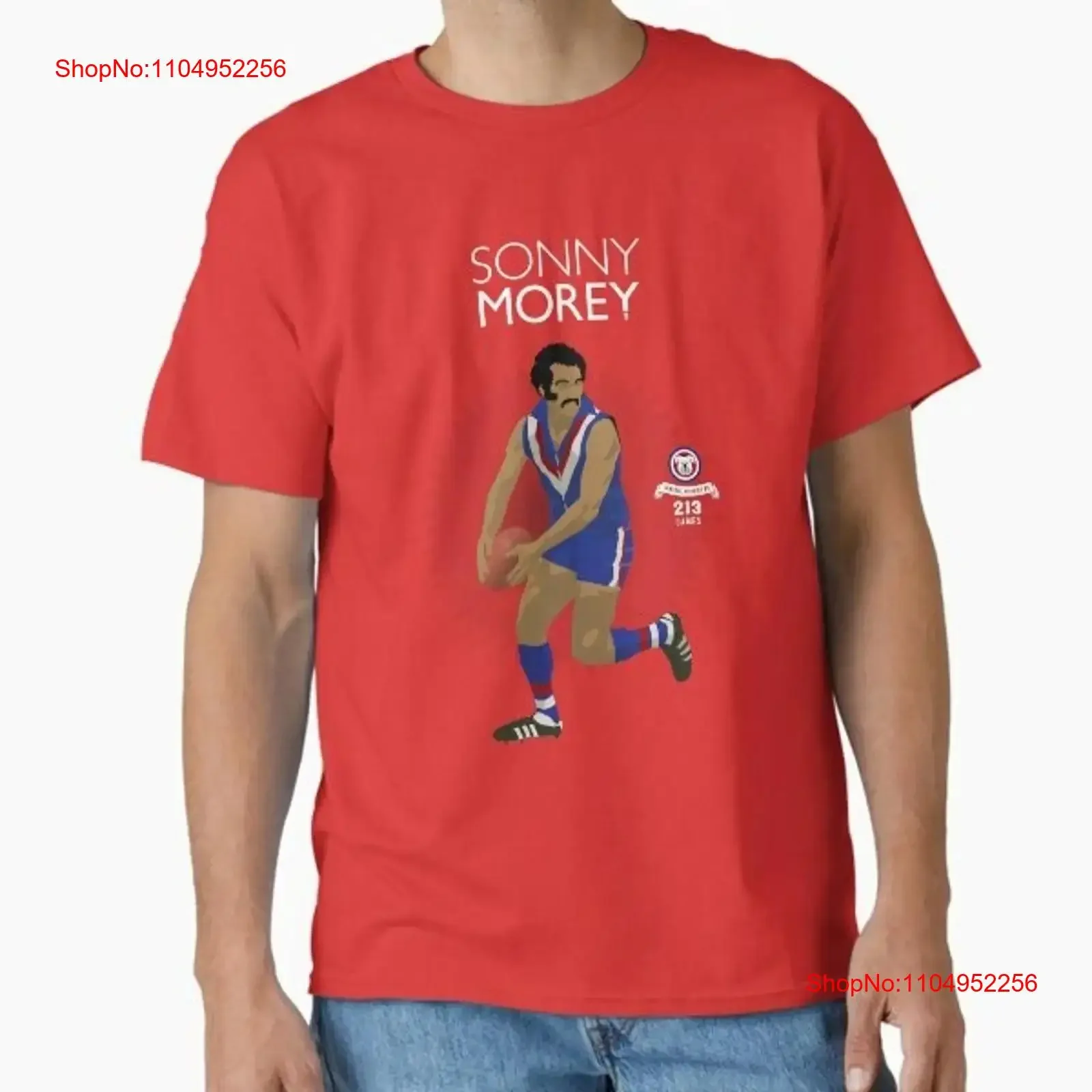 

Sonny Morey of Central Districts for red shirts Made in USA AUS T Shirt S 2XL vintage Washed homme streetwear