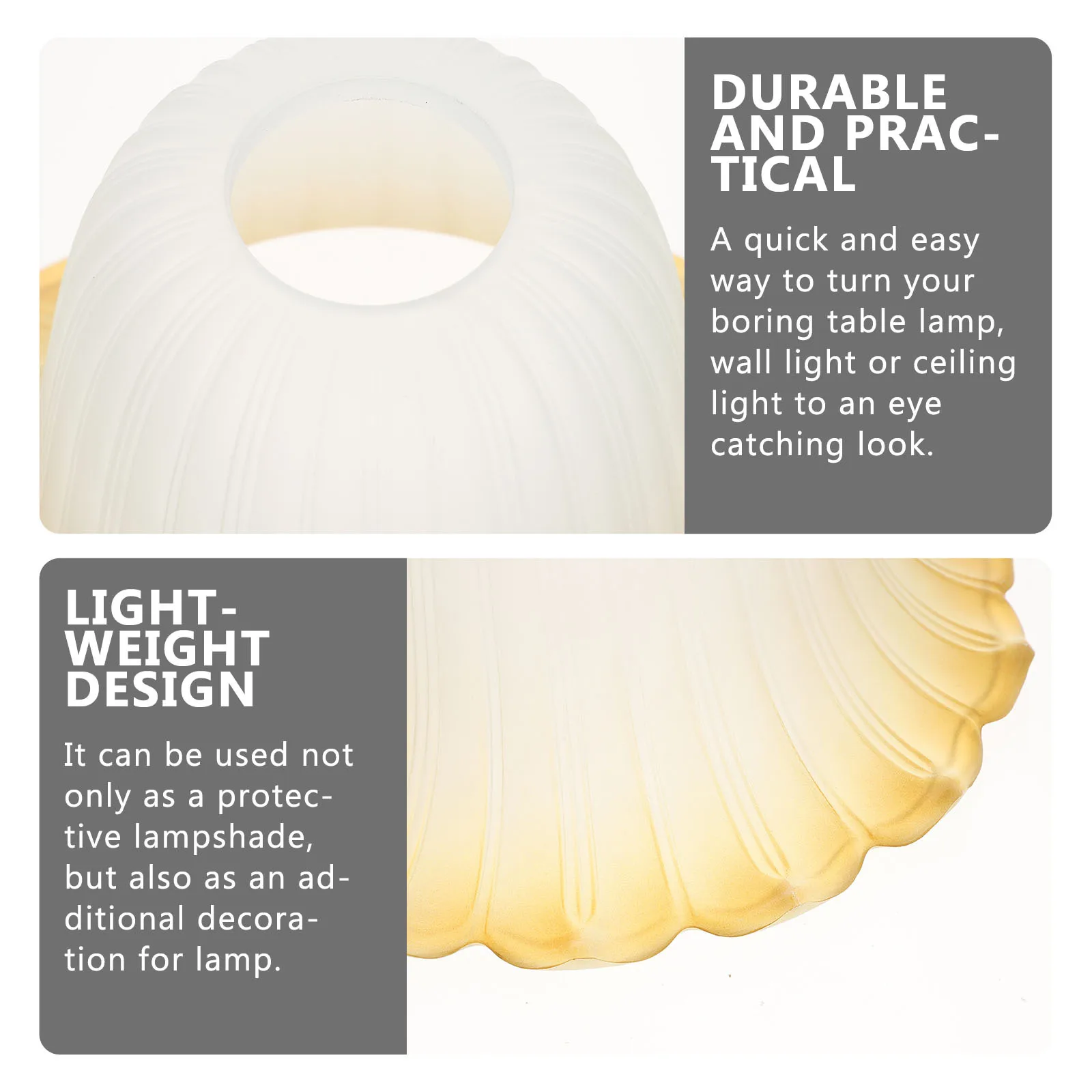 

Glass Ceiling Lights Shade Modern Smooth Surface Chandelier Canopy Cover Perfect for Indoor Lighting Bars Cafes