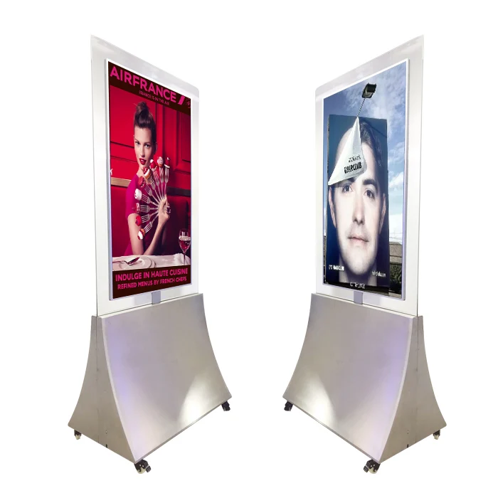 55 inch Double Sided 700nits High Brightness OLED Android Sync Displaying Wifi Digital Signage