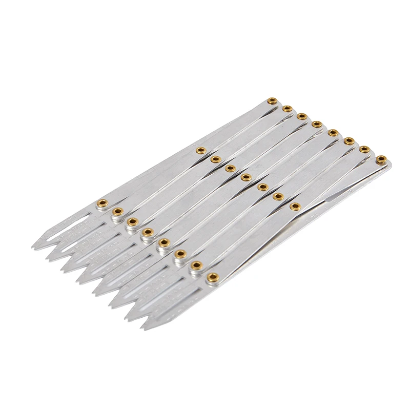 New·Buttonhole Spacer Expanding Crafting Guide Rule Sewing Gauge Equidistant Measuring Marking Tool For Grommet Button Holes view 4