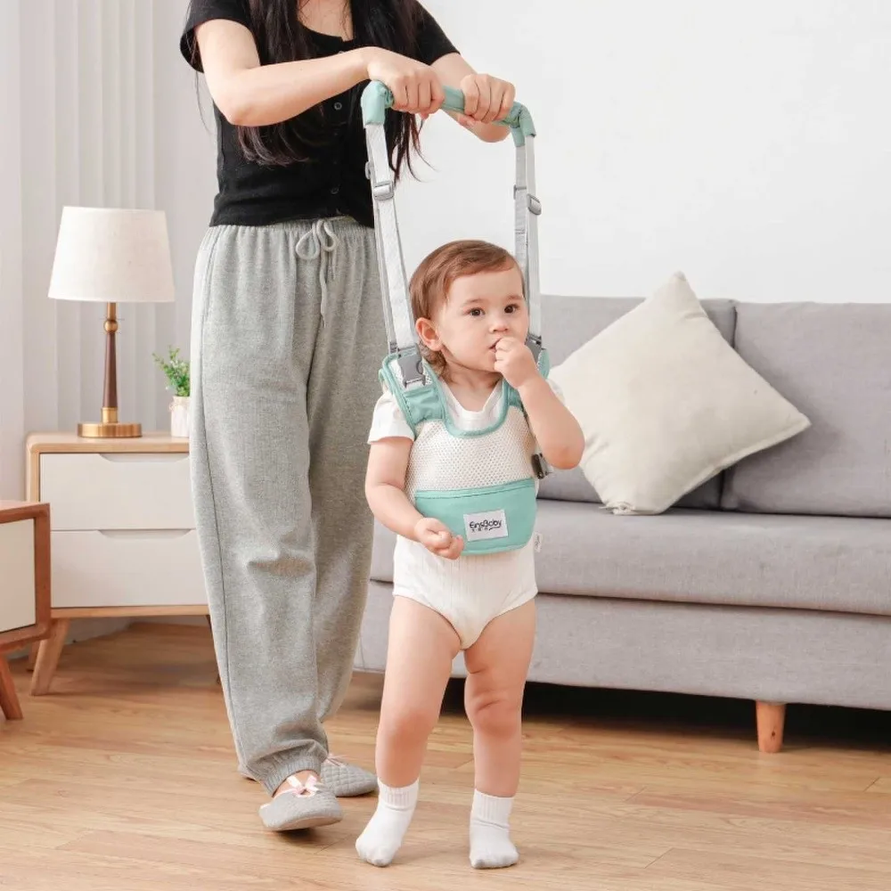 

Safety Infant Walker Harness Handheld Adjustable Learning Walk Support Assist Trainer Breathable Long Toddler Assistant Belt