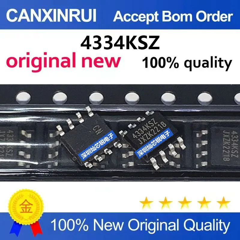 (5-100pieces)Brand new original CS4334-KSZ 4334KSZ CS4334K SMD SO-8 digital-to-analog converter chip