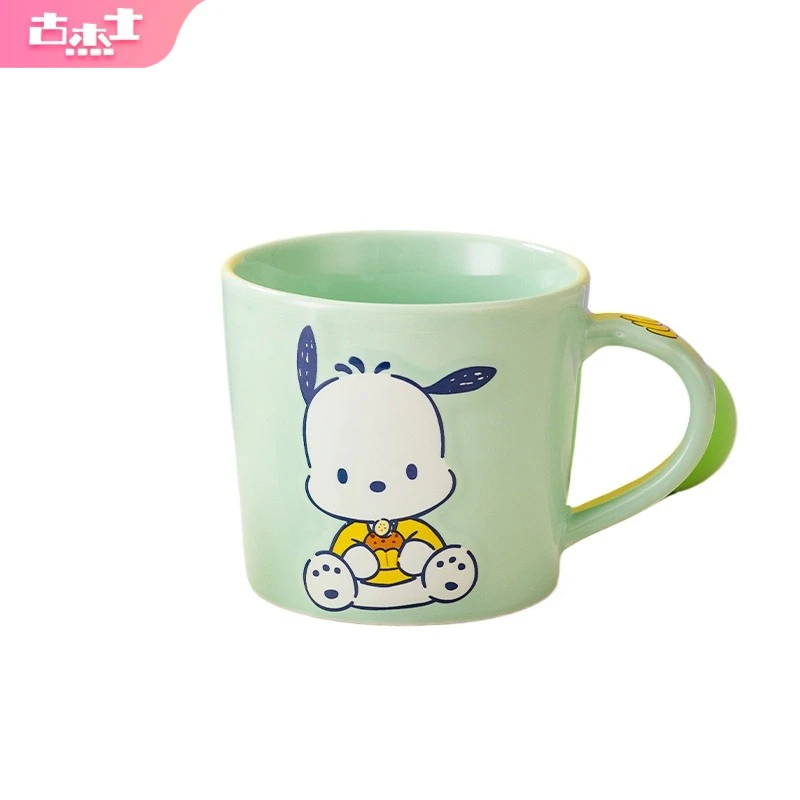 

For Sanrio Ceramic Mugs 340ML Pochacco My Melody Cartoon Design Water Cup Home Breakfast Milk Mug Ceramic Coffee cup Drinkware