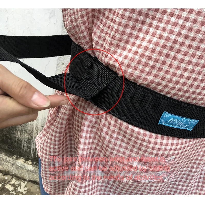 Simple Patient Restraint Belt  For Elderly Care Adjustable With Velvet Cushion To Prevent Strangulation Hands/ Feet Waist Fixed