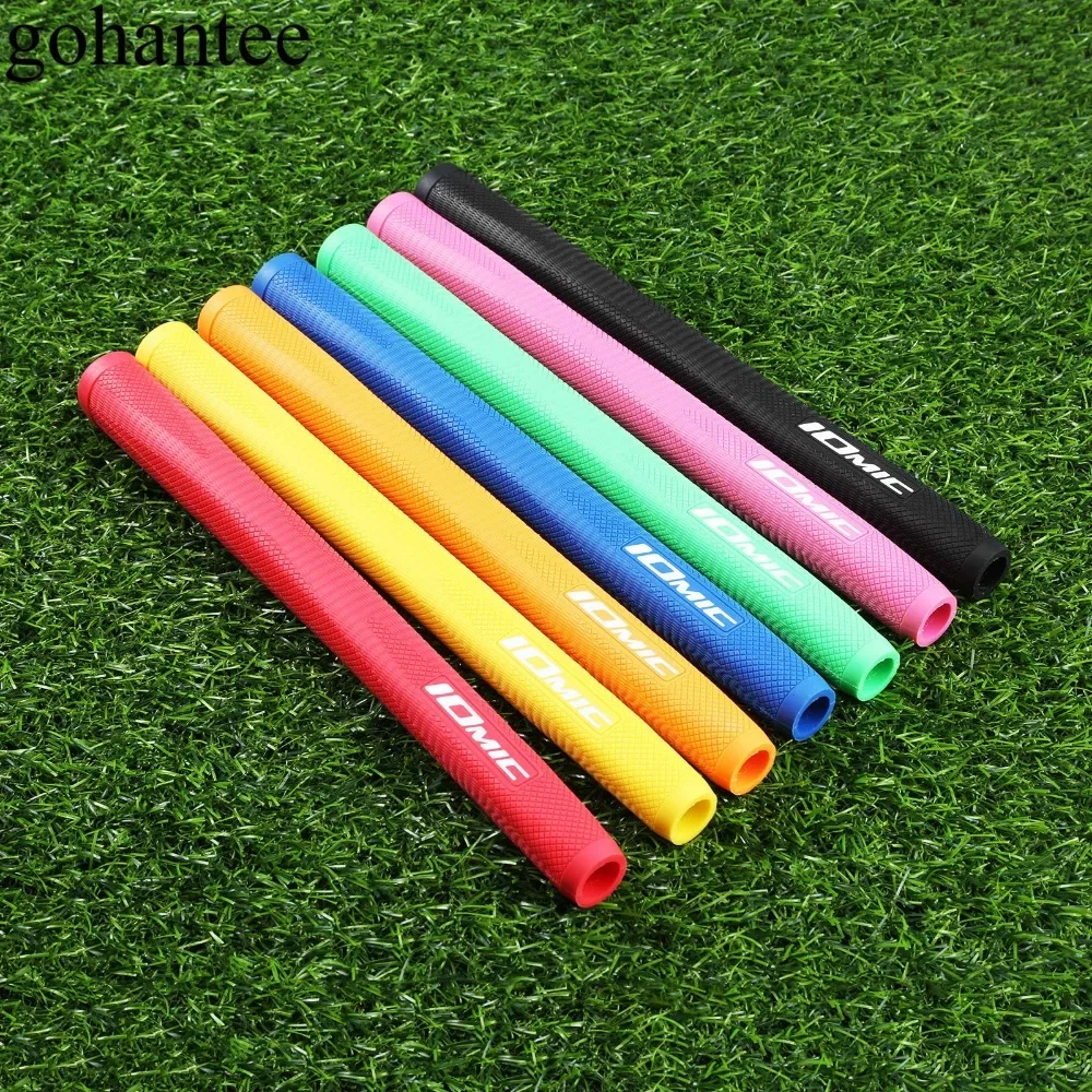 gohantee 1 szt. standardowy elastomerowy uchwyt golfowy z płaską górną częścią o wysokiej przyczepności 260 mm/10,2 cala Absolute-X Putter Grip 7