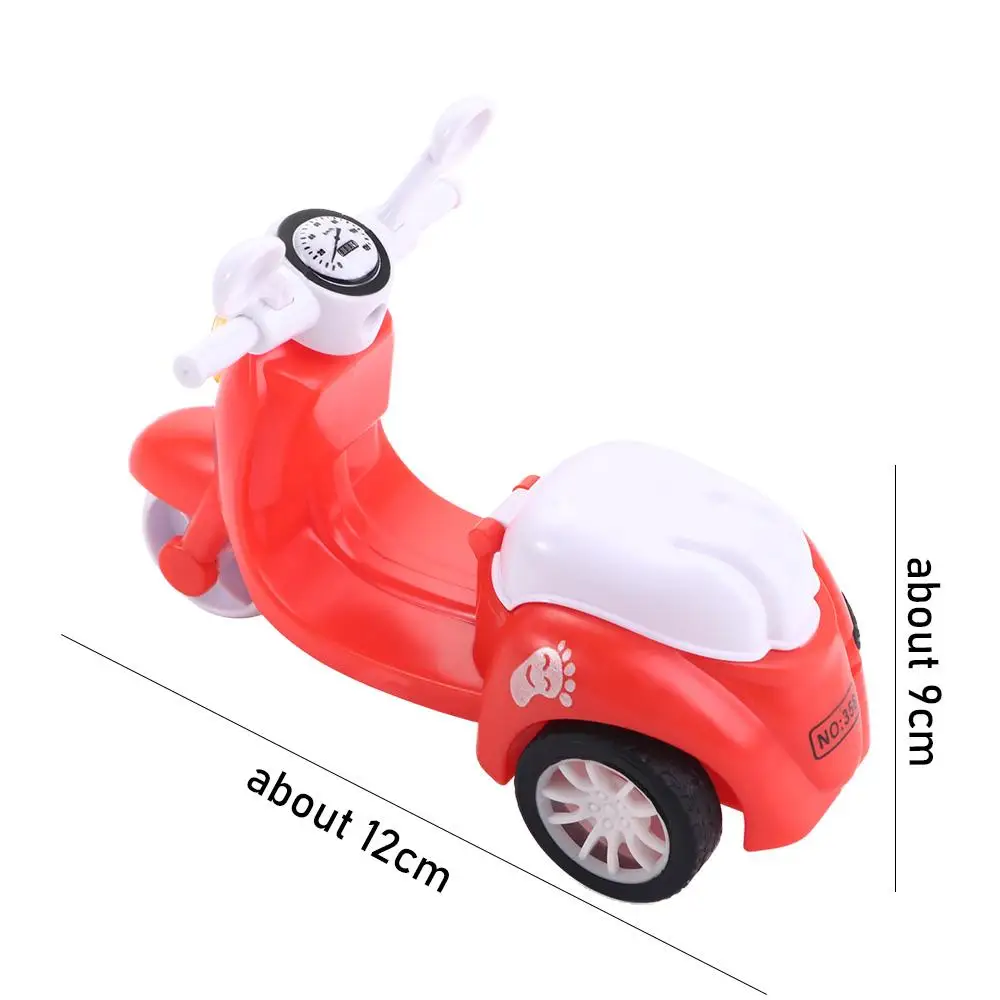 1pc Girl Birthday Gifts Simulation Motorcycle Model Early Learning  Inertia Car Mini Motorcycle Boy  Pull Back Car