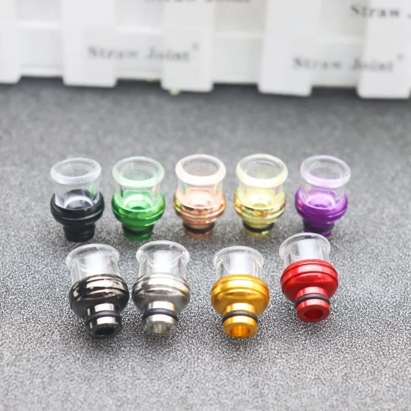 510 زجاج من الفولاذ المقاوم للصدأ دائري DRIP TIP مفصل من القش