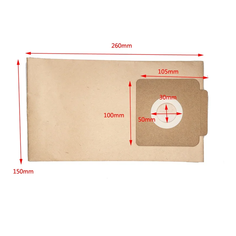 B06B-10Pcs استبدال أجزاء كيس لجميع الغبار ل Karcher BV30/1 BV50/1 ملحقات المكنسة الكهربائية أكياس الورق #6