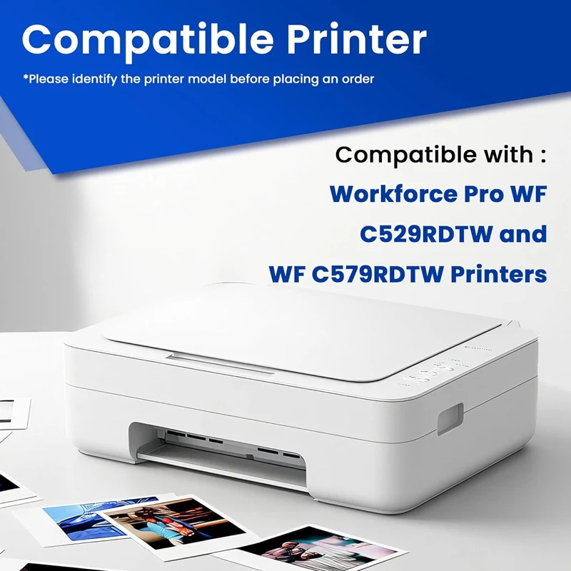 T01C1 T01C2 T01C3 T01C4 خرطوشة حبر لإبسون القوى العاملة برو Wf-C529R 579R 527R C529Rdtw c579Rdtw طابعة T01C رقاقة حقيبة الحبر