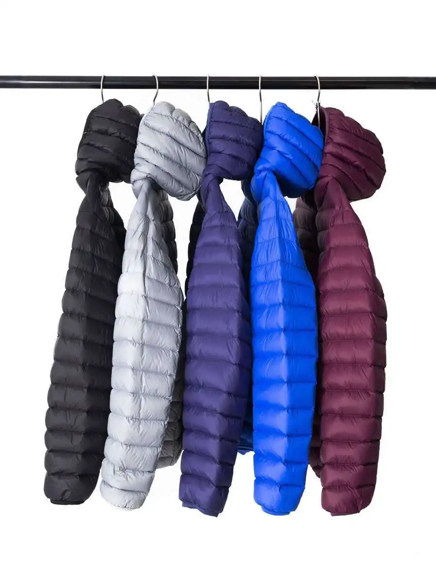 

Sli Lightweight Winter Thiened Cotton Jaet Men's Autumn Winter Korean Version Stand Collar Anti-Cold Hooded Coat