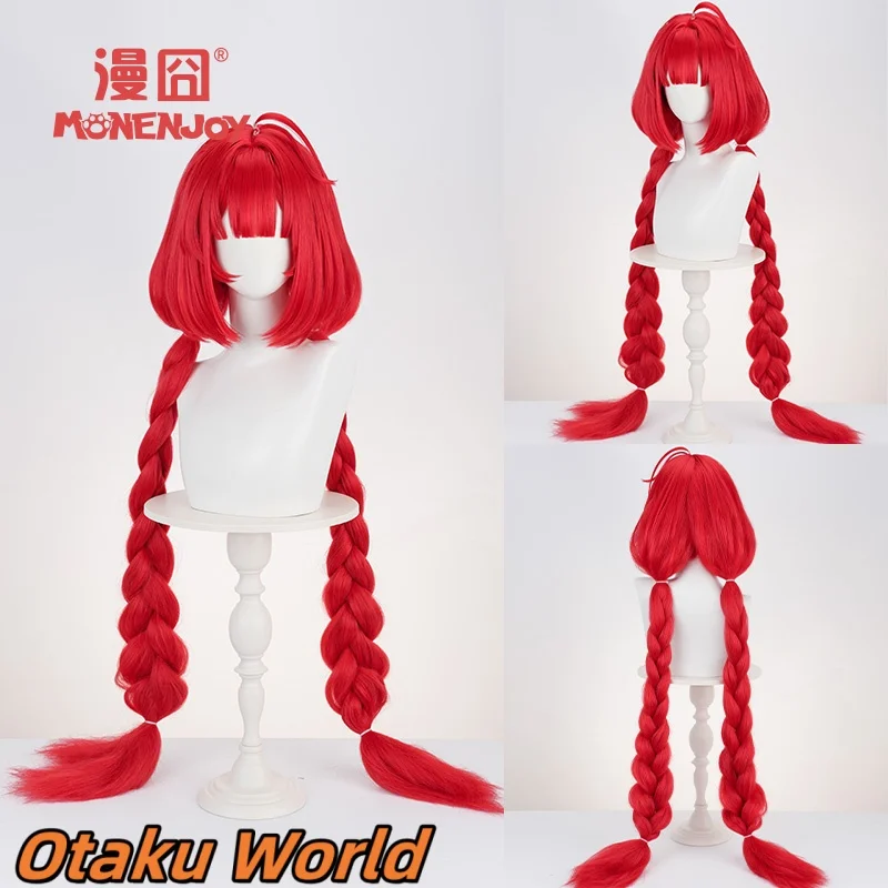 재고 있음 우키나미 유즈하 가발 코스프레 의상 액세서리 가발 미호요 ZZZ 젠레스 존 제로 할로윈 파티 가발 롤플레잉 의상