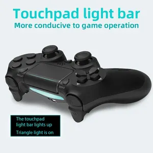 Data Frog-Bluetooth Trò chơi tương thích Trò chơi đối với PS4, Slim, Pro, PC Gamepad không dây, cần điều khiển đôi cho iOS, Android 10 Kiểm soát bán hàng chính PS4 đầy màu sắc - №3