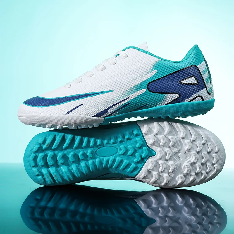 

Новые профессиональные футбольные бутсы унисекс, ультралегкие, дышащие, мягкие, для тренировок, с шипами для игры на траве, кроссовки для матчей