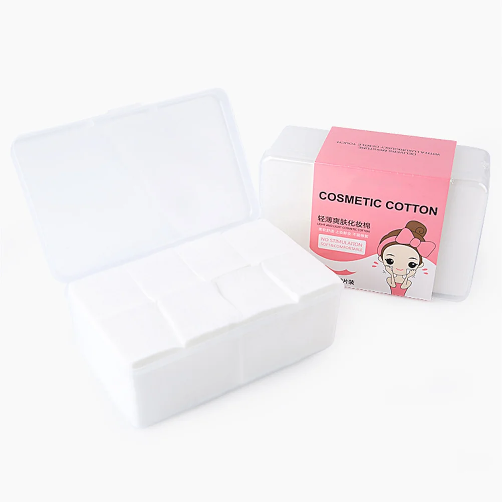 1000 قطعة منصات القطن مزيل ماكياج المتاح الوجه نفخة مناديل تنظيف لينة للوجه العناية بالأظافر وسادات قطنية الوجه نفخة #3