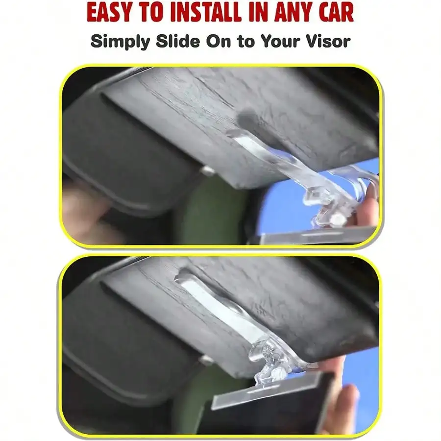 

Polarized Anti-Glare Car Visor ,Enhances colors for eagle-sharp vision