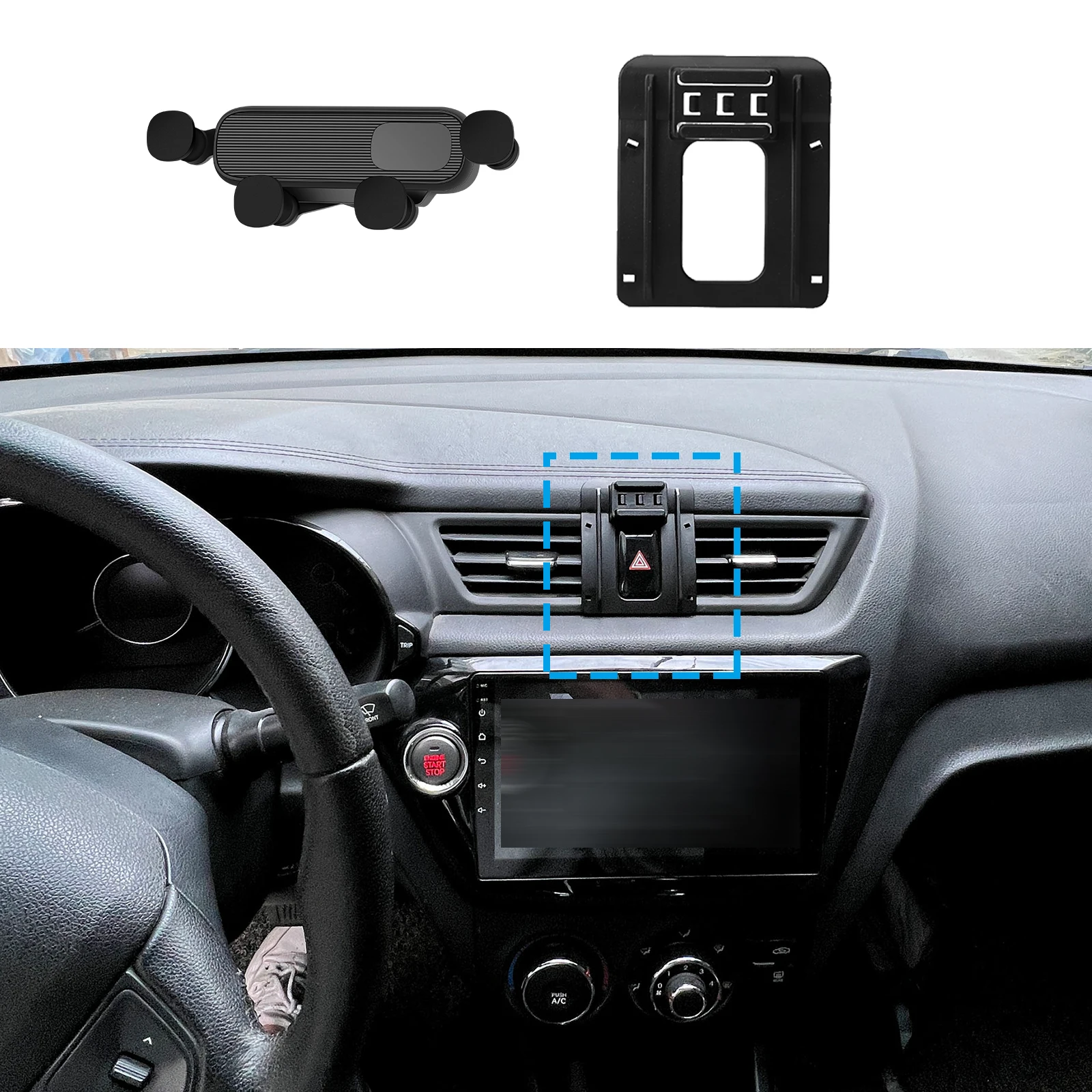 

GPS Bracket Navigation Stand Auto Accessoriesr Car Mobile Phone Holde for KIA K2 RIO 2011 2012 2013 2014 2015