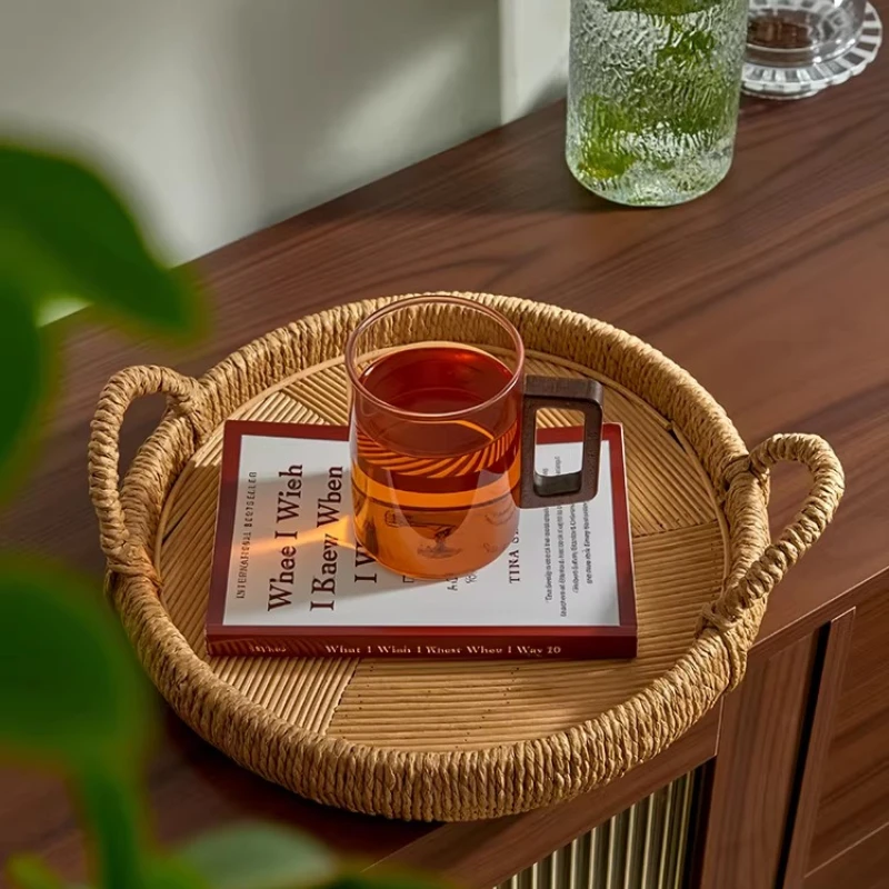 Rattan Tray Handle - Nampan Rotan Anyaman Tangan dengan Pegangan,