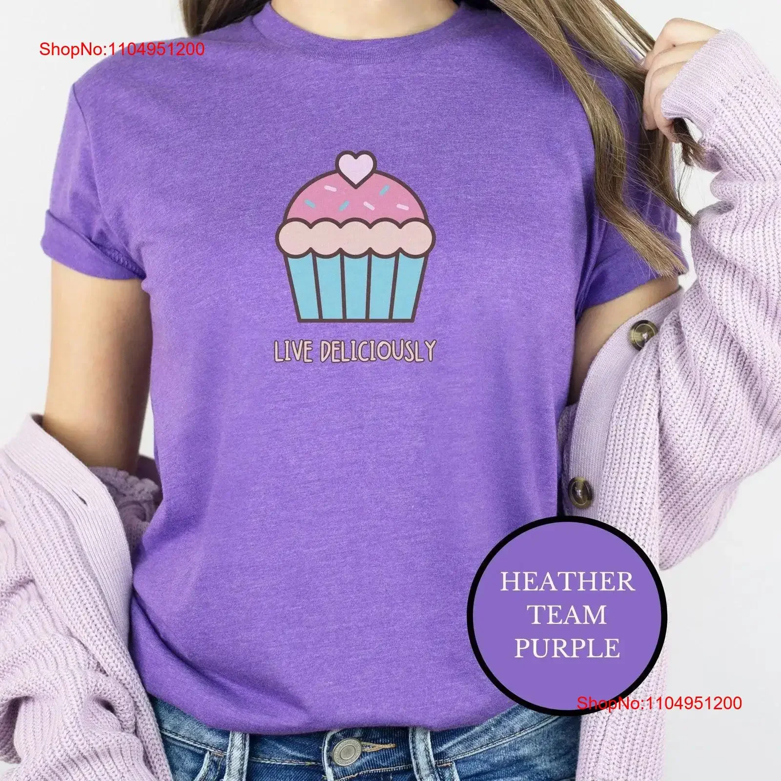 

Live Deliciously Trendy Witch T Shirt Cutecore Cupcake Black Phillip Quotes Pastel Goth Clothing Cute Soft Aesthetic for Her