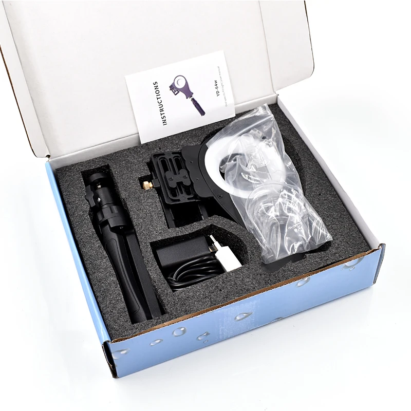 JUMTOP Dental Photography Ring Light, Adjustable Color Temperature and Brightness, Intraoral Filling Lamp