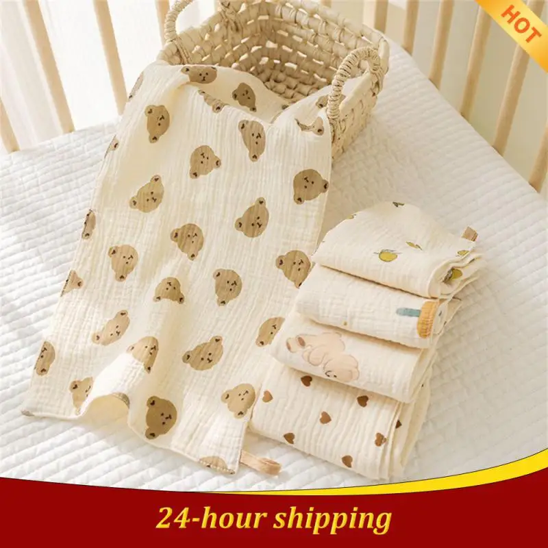 Face Towel Not Easy To Go Offline Four Layers Of Gauze Soft Scarf Exquisite Firm Baby Bib Fine Good Water Absorption Beautiful