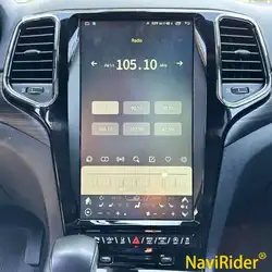 13.6inch Android Screen Radio 2din GPS Carplay Car Multimedia Video Player Stereo Navi For Jeep Grand Cherokee 2014-2020