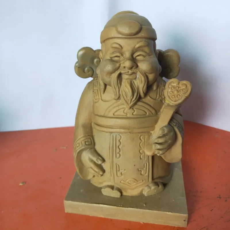 3DPrinting clay molds, fine carving, custom design based on samples or drafts, clay sculpture with a retro Zen aesthetic, Zen-st