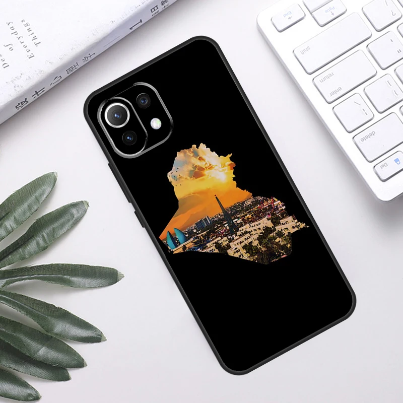 العراق خريطة الحال بالنسبة بوكو F5 X3 X5 برو F3 F4 GT M5s C40 الغطاء الخلفي ل شاومي 13 12 لايت 11T 12T برو 12X