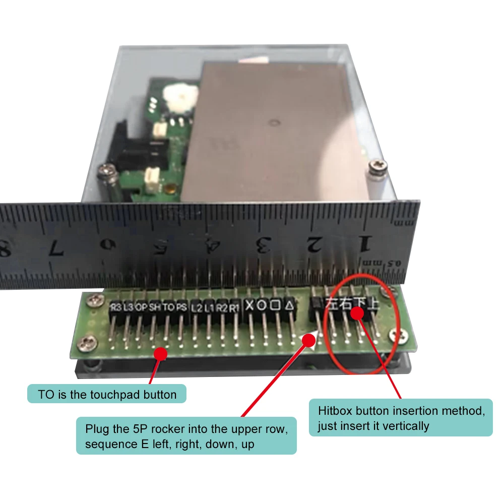Arcade Fight Stick Hitbox Controller Chip PS5 Original Controller Module Modification Without Socd Joystick Control For PS5 PS4