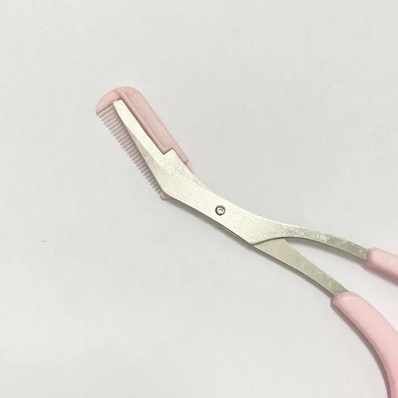 طقم تشذيب الحواجب للسيدات مع ماكينة حلاقة للوجه ومقص حواجب احترافي ومجموعة مشط