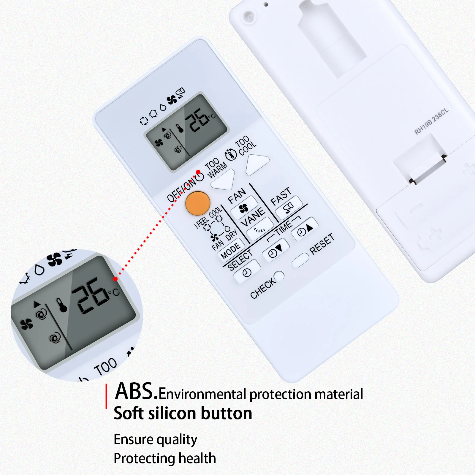 Remote control RH19B E2214L426 for Mitsubishi Electric air conditioner