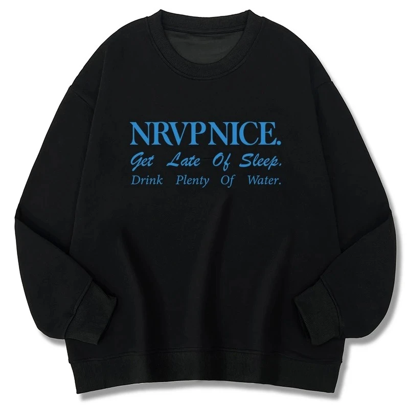 

Letter-printed Off-the-shoulder Hoodie for Women, A Fashionable and Casual Round-neck Pullover Top for Autumn and Winter