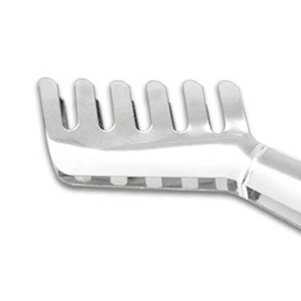 

4pcs Stainless Steel Food Tongs Comb Design For Salad Pasta Steak Serving Tong Kitchen Utensil Grill Bbq Tool