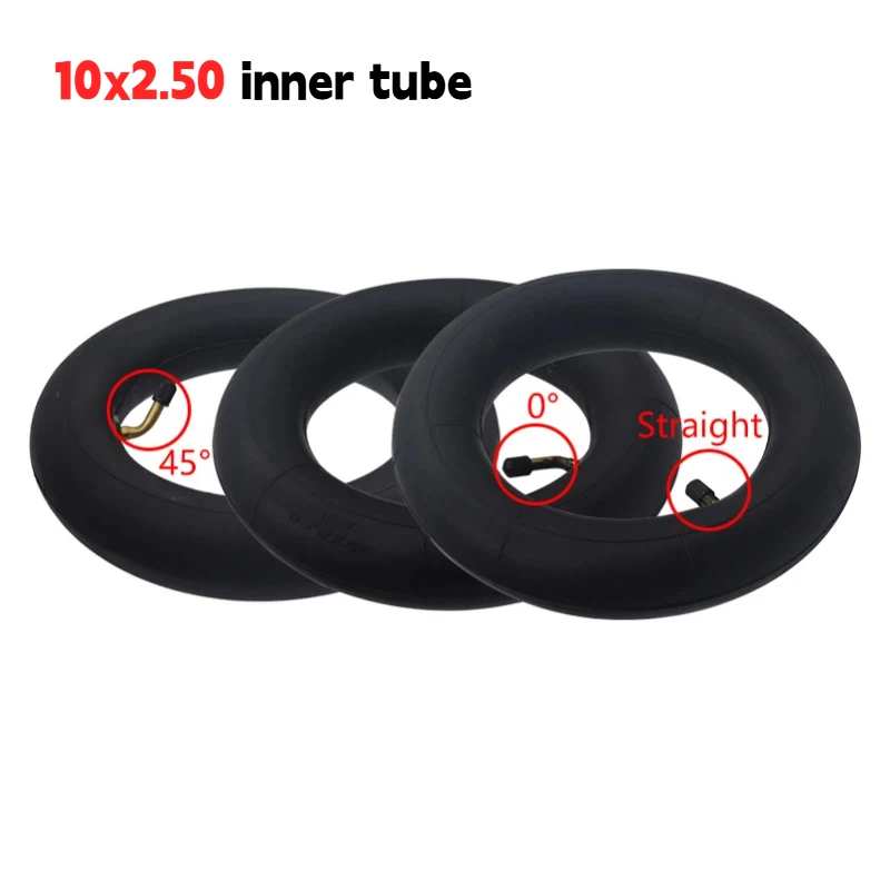 

0/45/ 90 Degree 10X2.50 Inner Tube 10x2.5 Camera for 10 Inch 10x2.50 255x80 80/65-6 10x3.0 Inner Tube replace