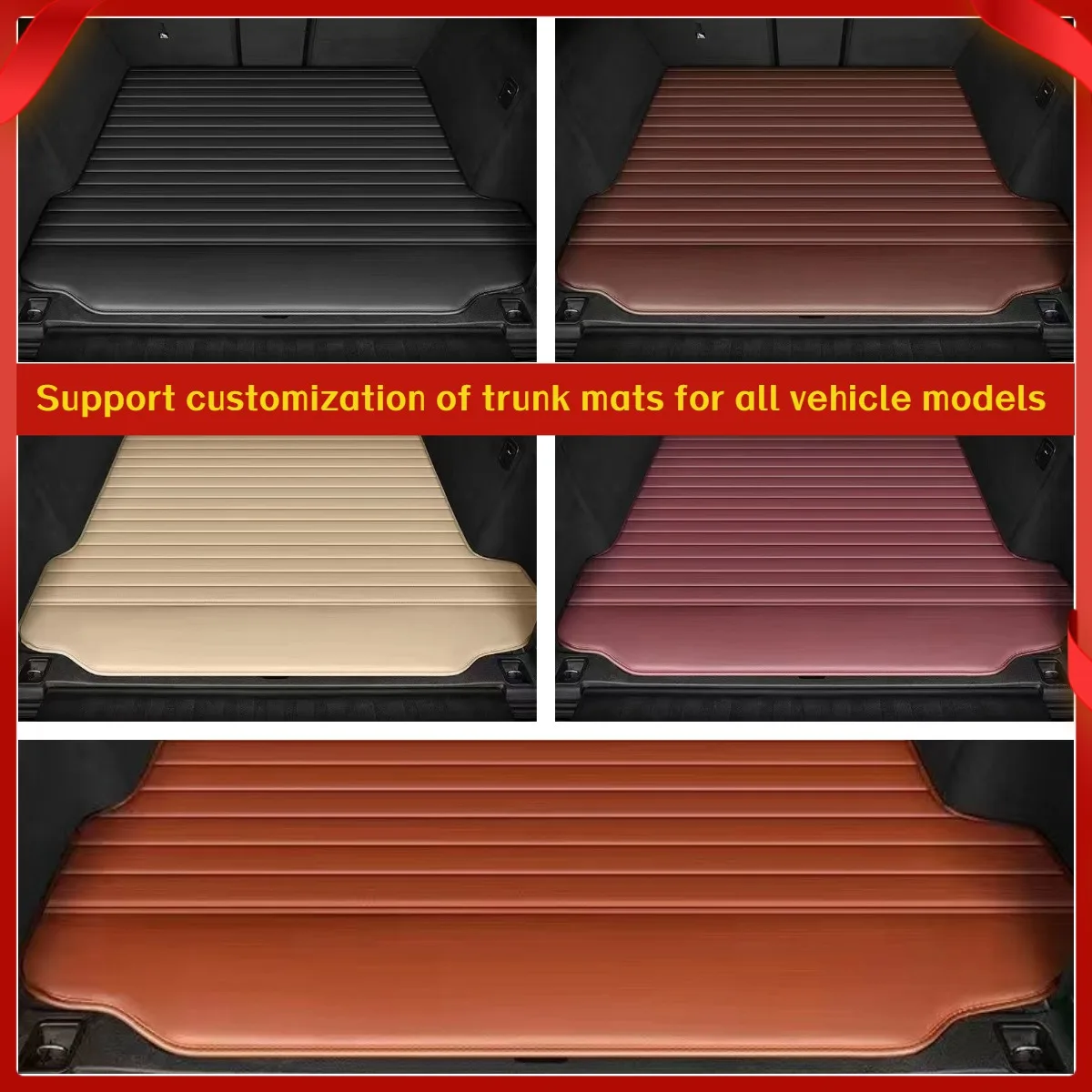 Customized Car Trunk Mats for All Vehicles Specific Protection 5 Color Options Waterproof & Anti-Skid TrunkLiner  Accessories