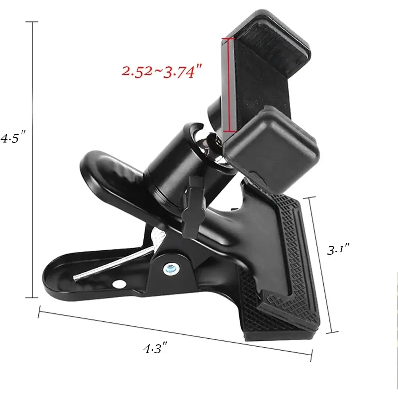 Guitar Head Clip Phone Holder Stand, Desktop Music Stand Support for Street Singing Lyrics & Sheet Music