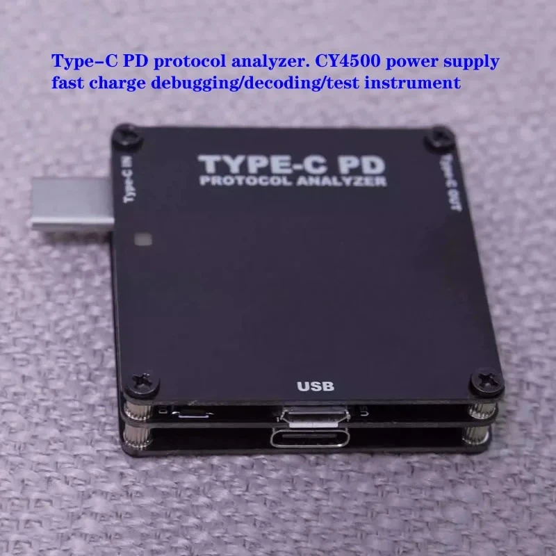 Type-C PD protocol analyzer. CY4500 power supply fast charge debugging/decoding/test instrument