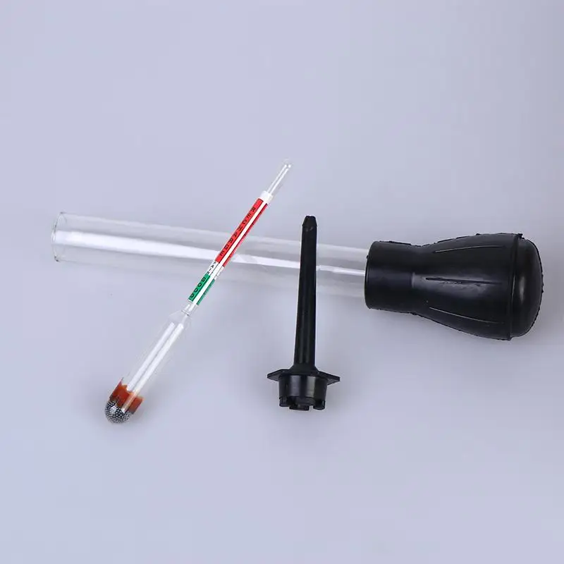 Battery Hydrometer 1.10-1.30 Battery Electric Density Meter Electric Gravidness Suction Acid Tester Electrolyte Lead Flooded