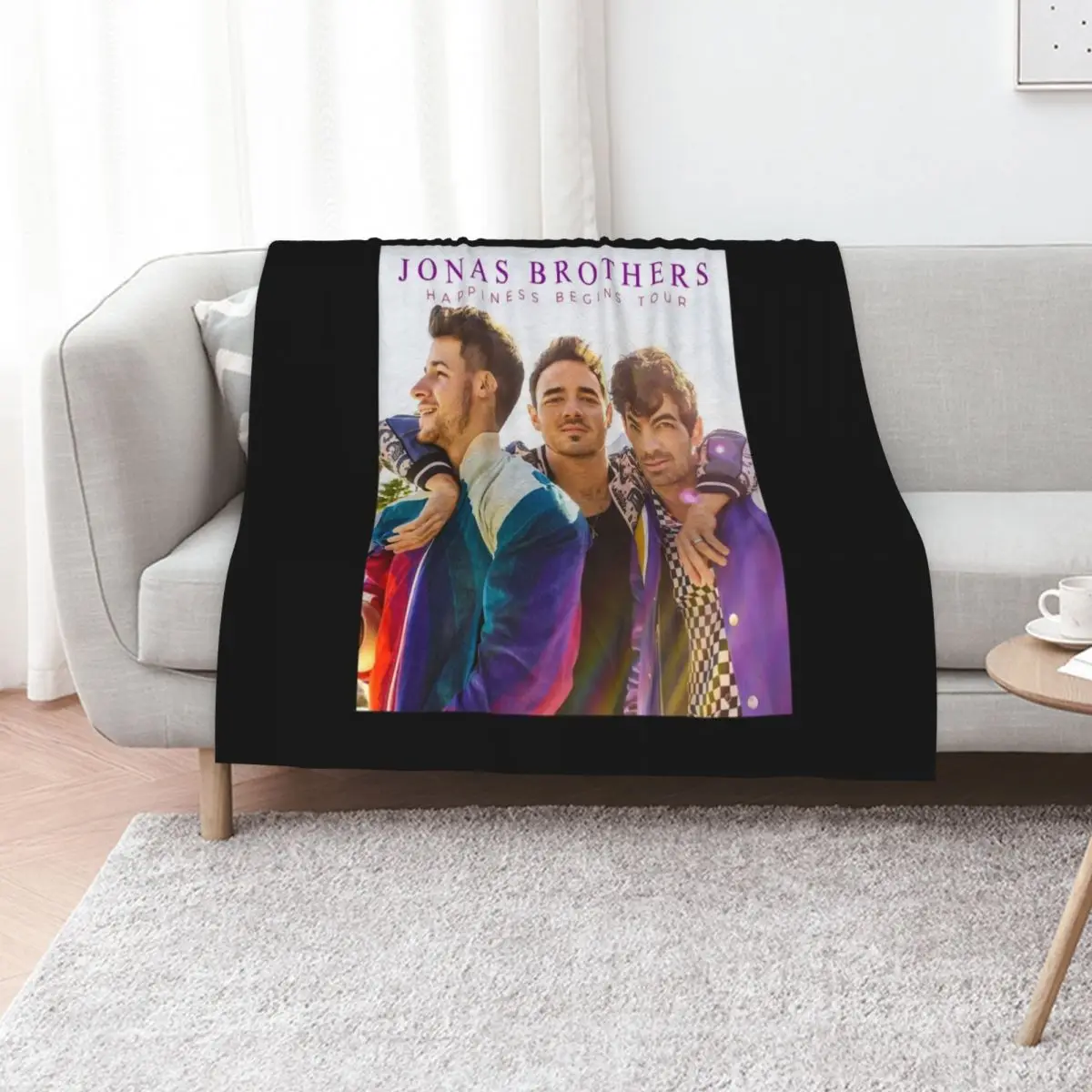 

happiness begins the brothers tour 2020 2021 trans7 Essential Throw Blanket Furry Loose Soft Plaid Luxury Throw Blankets