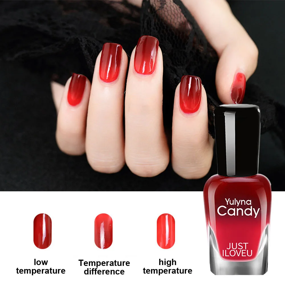 

7ml Temperature Colour Changing Gel Nail Polish Thermal Fashion Nail Art Manicure Gel Varnishes Nail Supplies For Manicure Tool