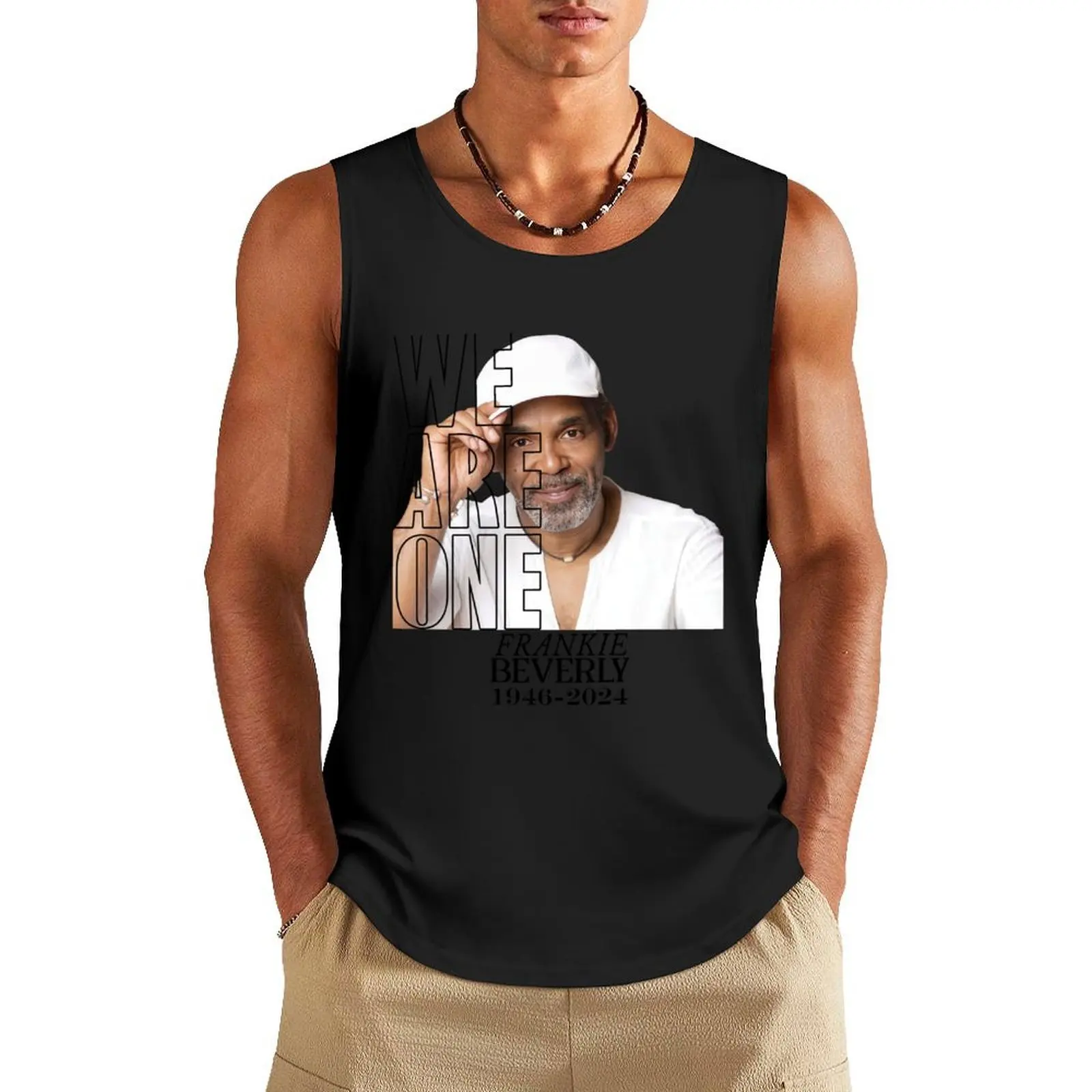 

Frankie Beverly We Are One Tank Top Men's gym clothing gym clothes men bodybuilding men sleeveless Men's t-shirts