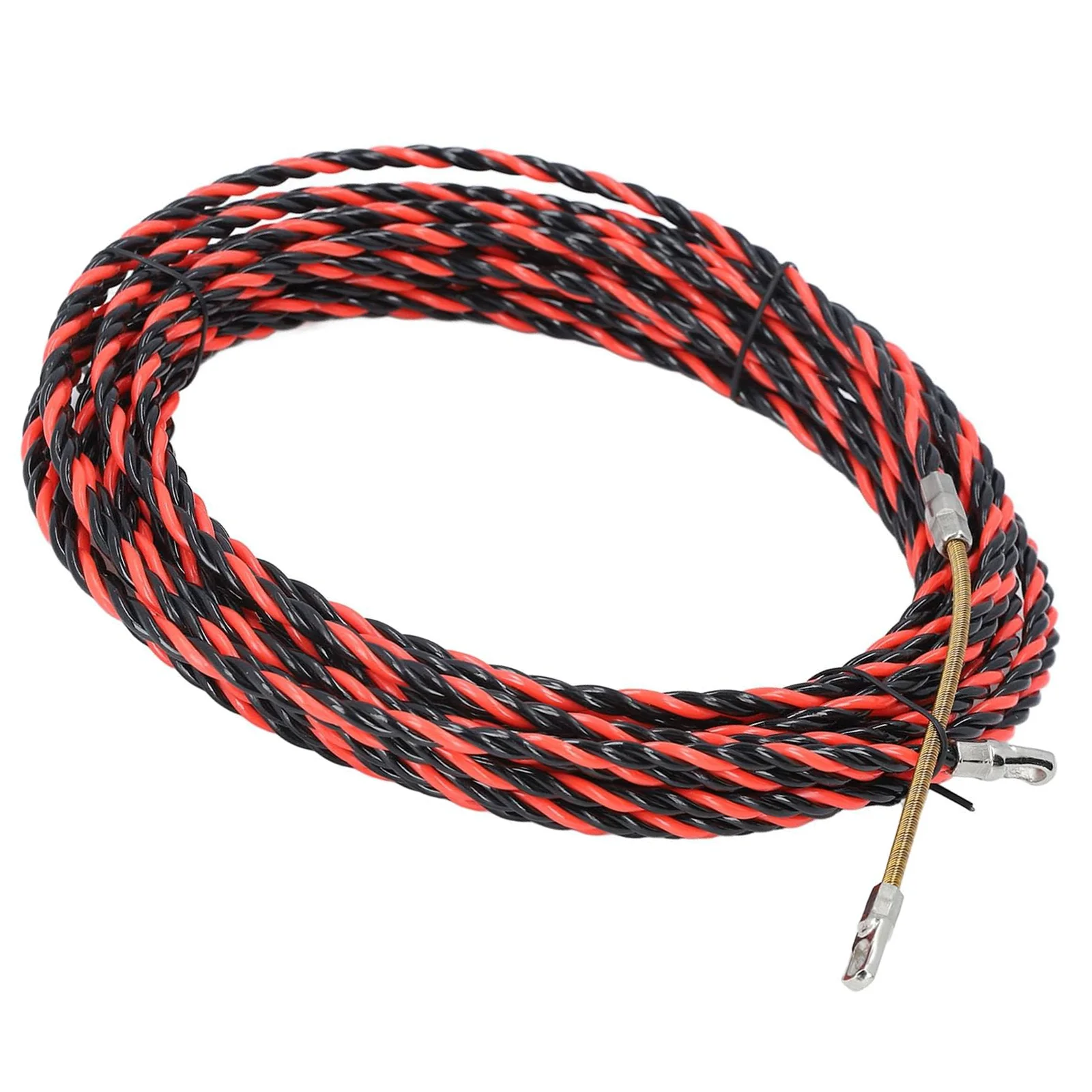 Electrician Cable Wire Threader Puller Fiberglass Fish Tape Guide Device Electrical Tool Push Pull Rodder for Wall Duct Pipe Kit