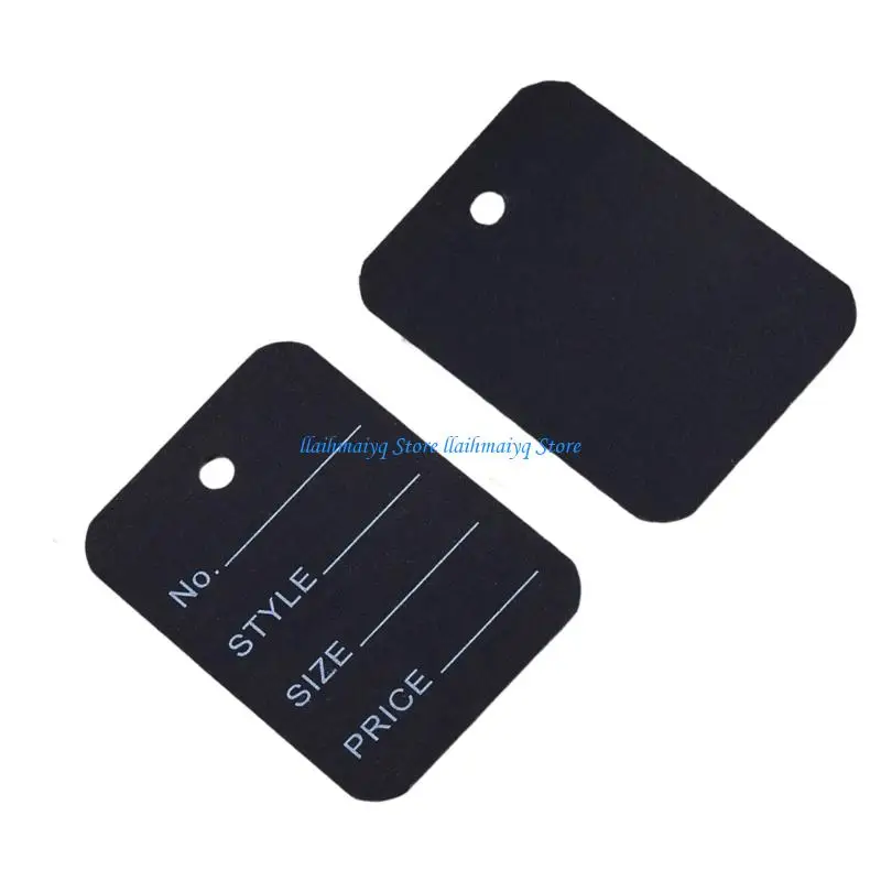 573B 100 Pieces Elegant Plain Product Labels For Fashion Accessories And Crafts
