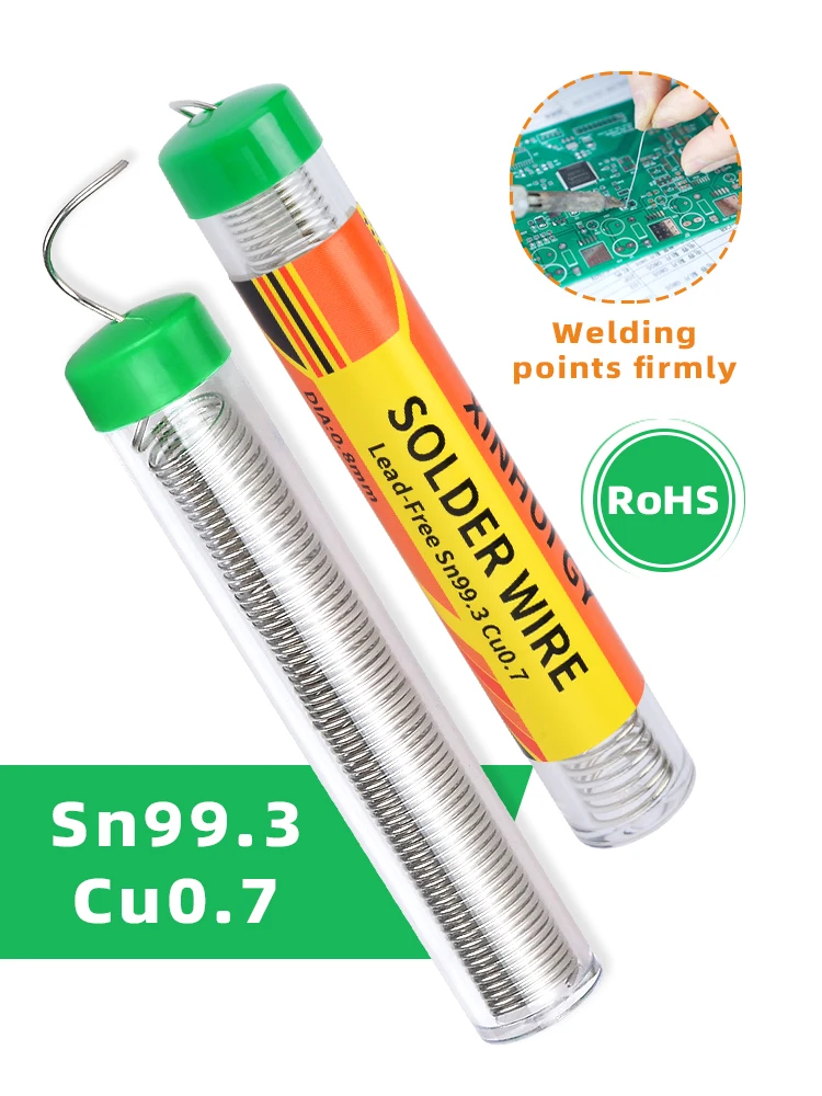 Fil à souder sans plomb, 6.5G, 0.8/0.8mm, stylo en étain, noyau de colophane Portable, fer à souder, outils de réparation