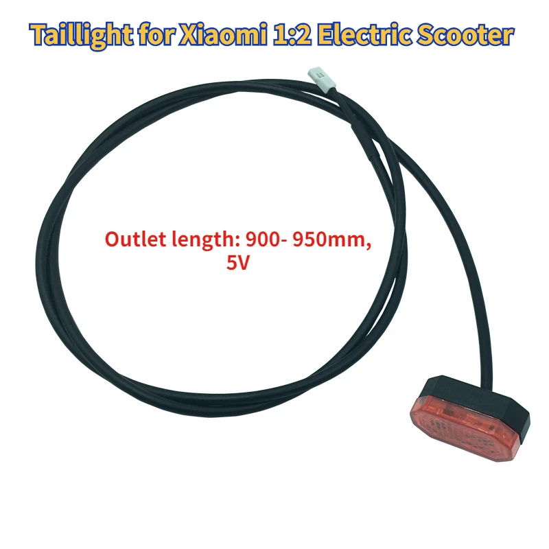 Taillight for Xiaomi 1:2 Electric Scooter Tail Lights Fender Warning Flashing Octagonal Diamond Tail Light Scooter Accessories