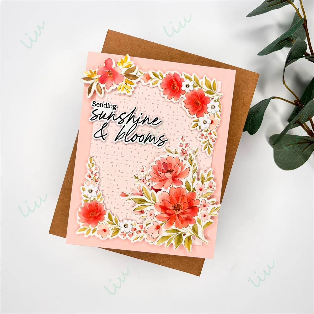 الفاوانيا توهج المعادن قطع يموت Stamps Stencil و احباط الساخن DIY بها بنفسك سكرابوكينغ ألبوم صور مذكرات اشي اليدوية 2025 أكتوبر جديد