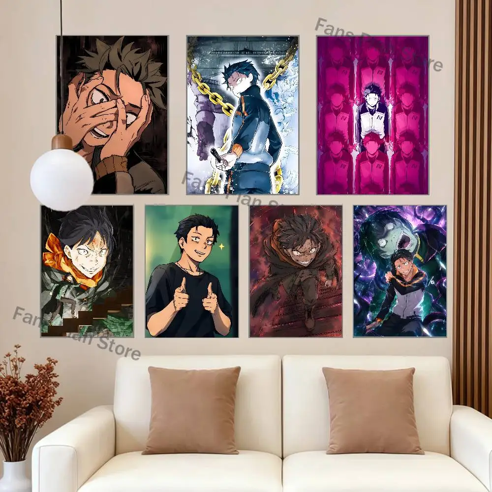 R-Re Z-Zero Natsuki Subaru Club Bar Paper Vintage Poster Wall Art Painting Bedroom Study Stickers